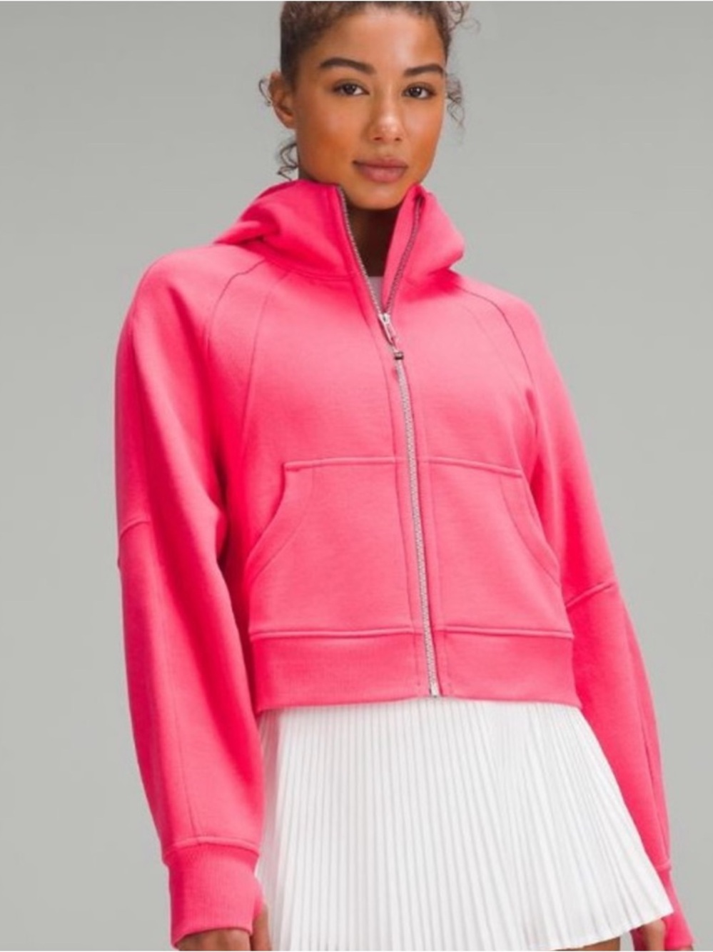 lululemon athletica Glaze Pink Scuba Oversized Full-Zip Hoodie